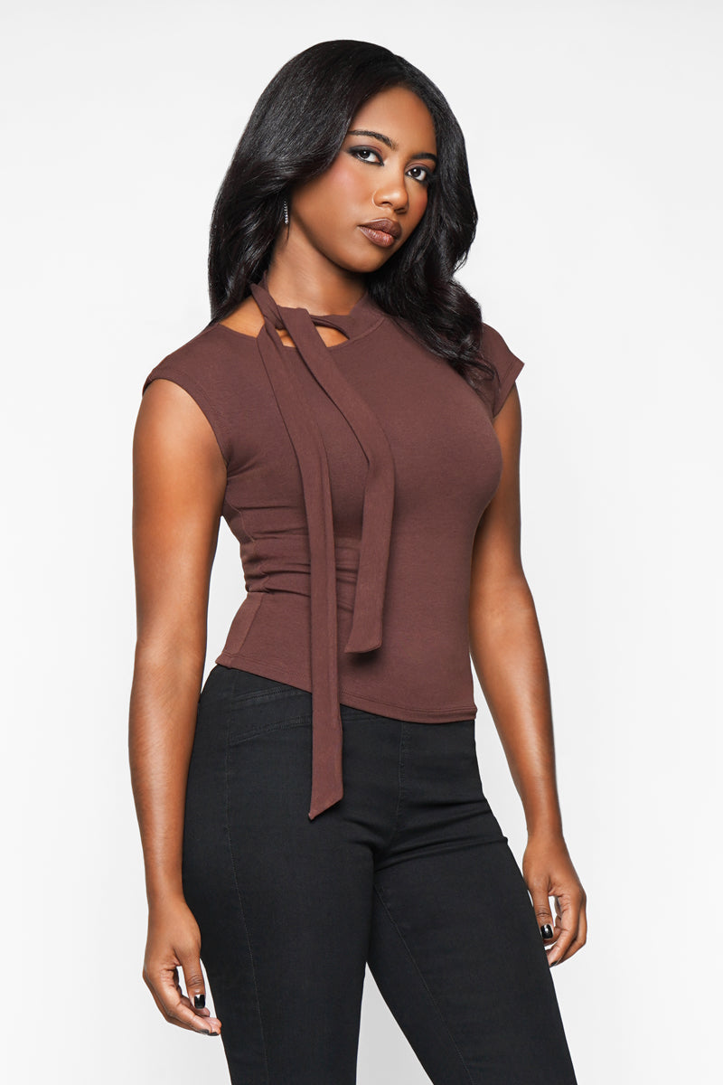 Beta Knit Scarf Top