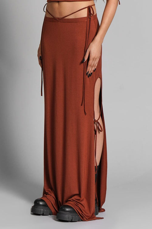 Venus Maxi Skirt Maxi Skirts NOCTEX RUST XS 