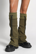 Juno Thermal Leg Warmers Leg Warmers NOCTEX FIELD GREEN ONE SIZE 