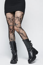 Lola Black Lace Stockings Hosiery NOCTEX 