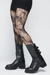 Lola Black Lace Stockings Hosiery NOCTEX 