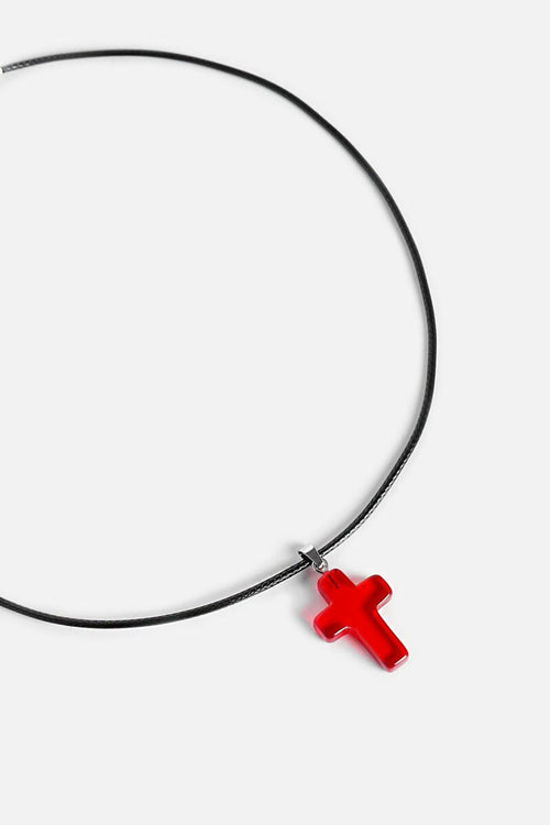Vial of Love Cross Necklace Necklace NOCTEX 