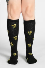 Yellow Dahlia Socks Socks NOCTEX 