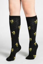 Yellow Dahlia Socks Socks NOCTEX 