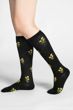 Yellow Dahlia Socks Socks NOCTEX 