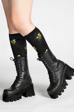 Yellow Dahlia Socks Socks NOCTEX 