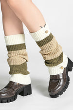 Jubilee Stripe Leg Warmers Leg Warmers NOCTEX 