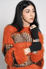 Onyx Fingerless Gloves Arm Warmers NOCTEX 