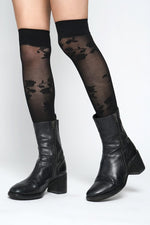 Rose Stem Knee High Socks Socks NOCTEX 