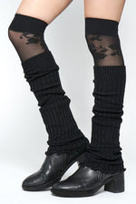 Rose Stem Knee High Socks Socks NOCTEX 