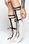 Pavlova Tie Up Socks Socks NOCTEX 