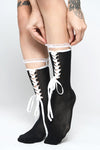 Pavlova Tie Up Socks Socks NOCTEX 