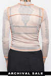 Sabrina Mesh Top - Orange - XS NOCTEX / Archives 