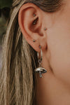 Mushroom Hoop Earrings Earrings Mysticum Luna 