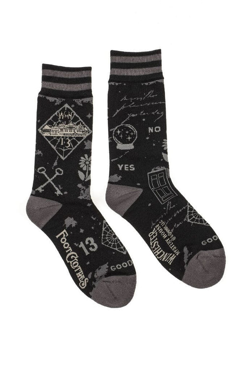 Winchester Mystery House® Spirit Symbols Crew Sock Socks FootClothes LLC 