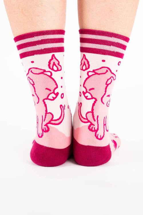 Cute Cerberus Socks Socks FootClothes LLC 