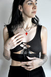 Vial of Love Cross Necklace Necklace NOCTEX 