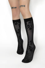Rose Thorns Calf Socks Socks NOCTEX 