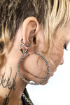 Daphne Hoop Earrings | Steel Earrings NOCTEX 