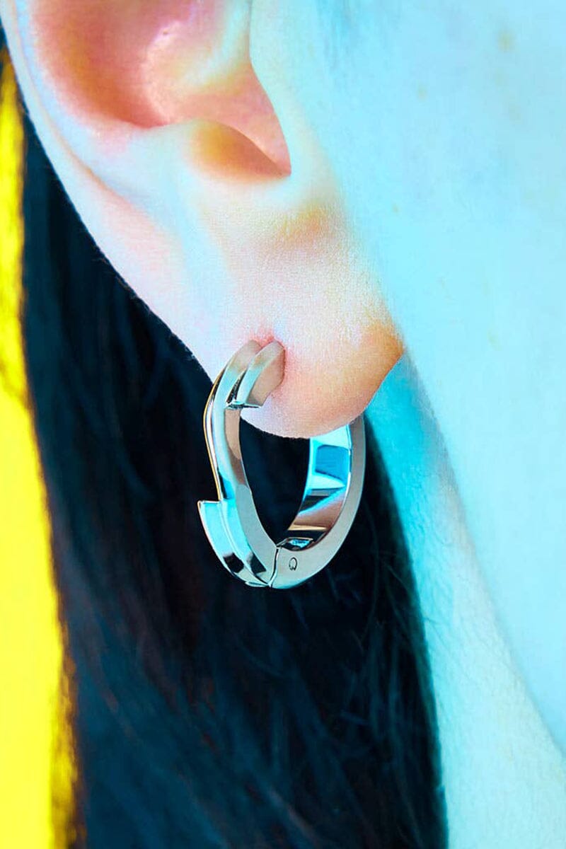 Key Ring Earring - Silver Earrings STUDIOCULT 