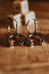 Lucky Charm Horseshoe Hoop Earrings Earrings Mysticum Luna 