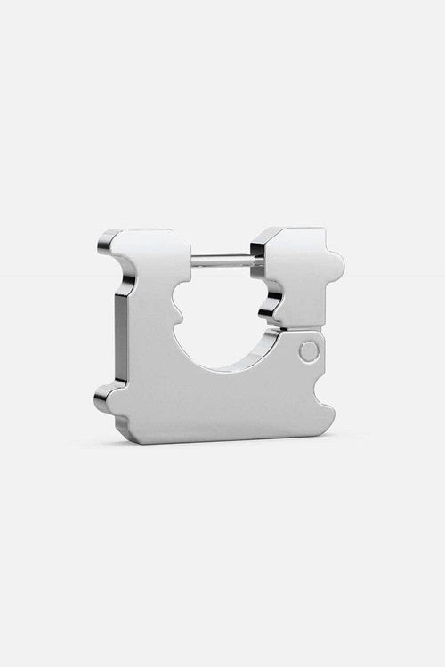 Bread Tag Earring - Silver Earrings STUDIOCULT 