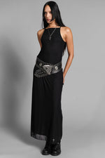 Diamond of Virgo Leather Belt Belts NOCTEX 