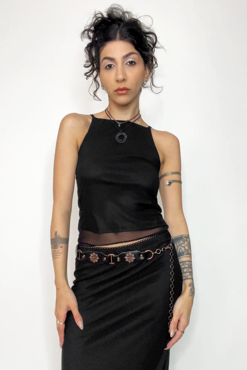 Claret Mesh Tank [Last XL] Tank Tops NOCTEX 
