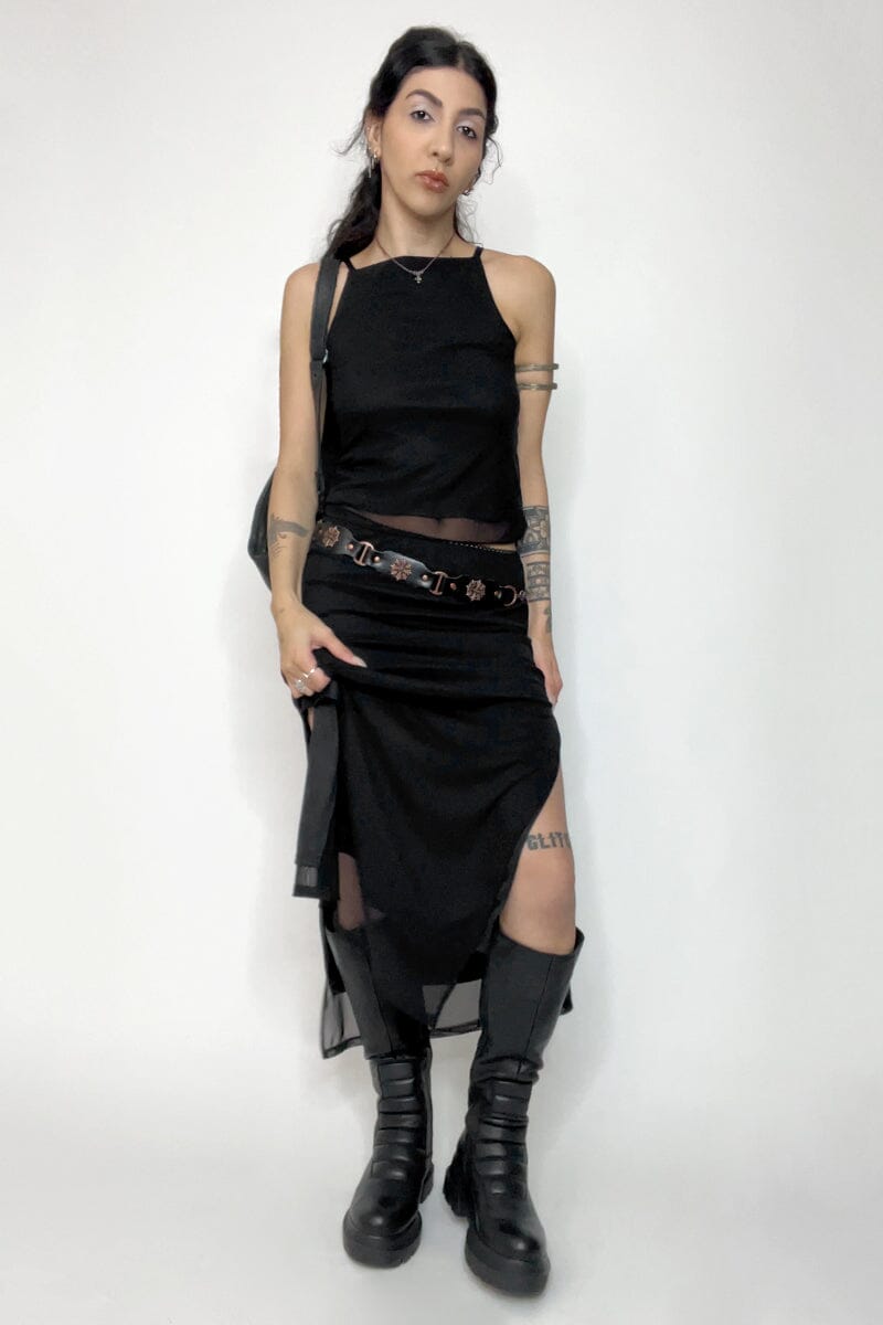 Claret Mesh Tank [Last XL] Tank Tops NOCTEX 