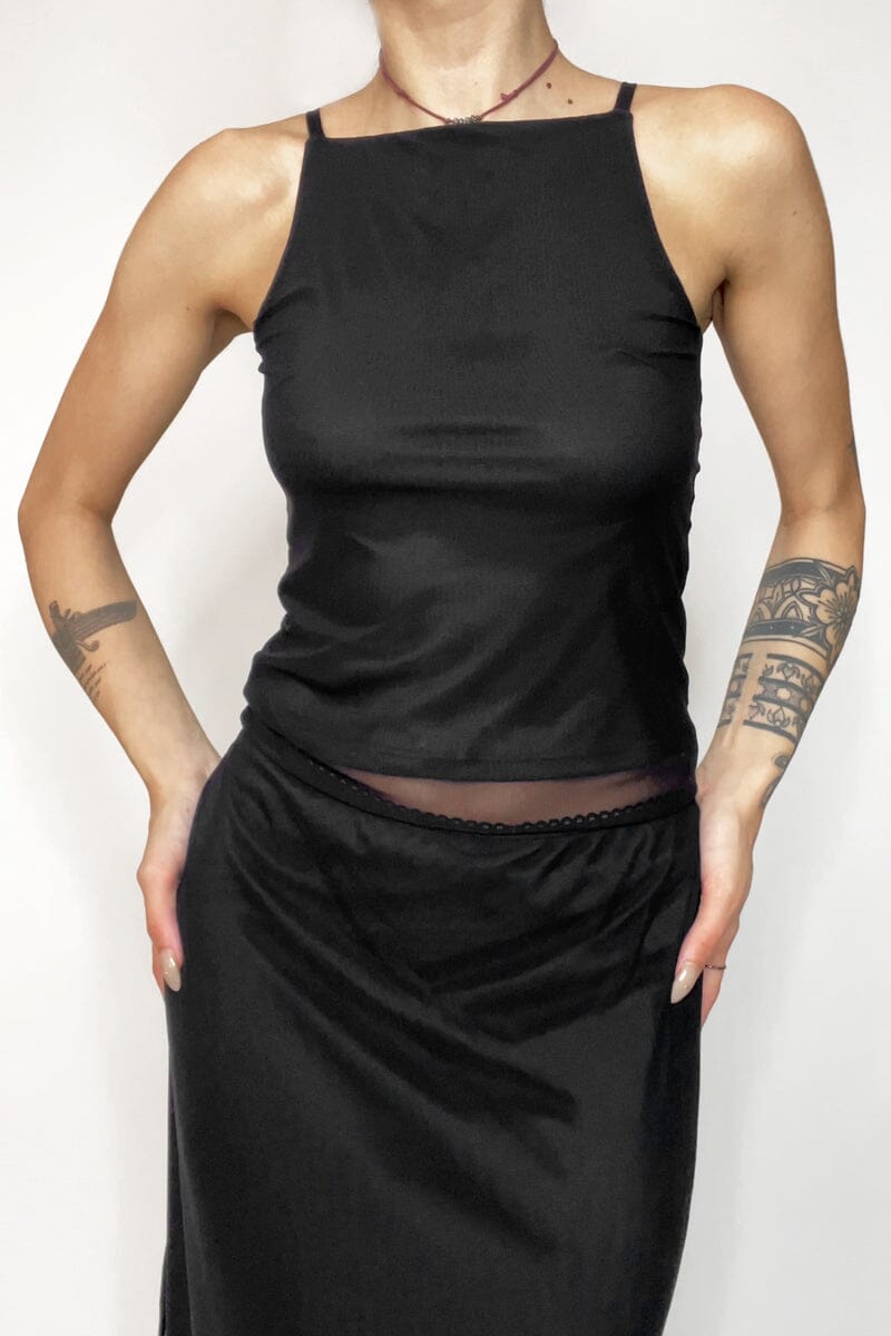 Claret Mesh Tank [Last XL] Tank Tops NOCTEX 