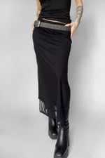 Shadow Veil Mesh Skirt Midi Skirts NOCTEX 