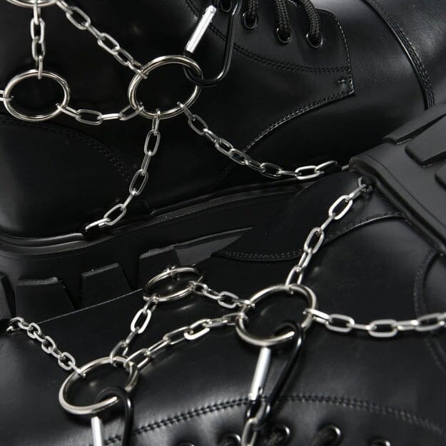 Cyrus Chain Boots FOOTWEAR KOI Footwear 