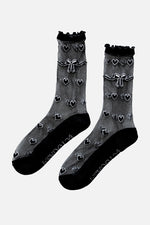 Sheer Heart Socks - Black