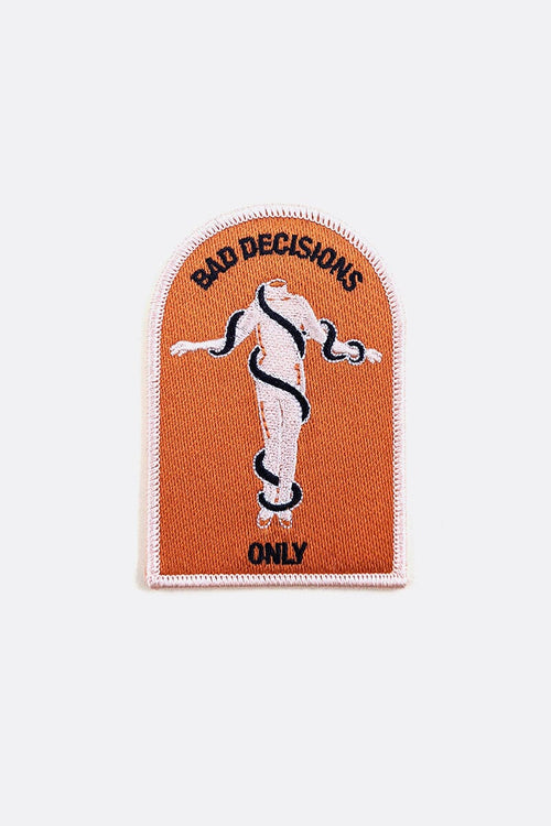Bad Decisions Only Patch (3.6" Tall) Patches Badaboöm Studio 