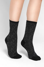 Damask Eve Knit Socks