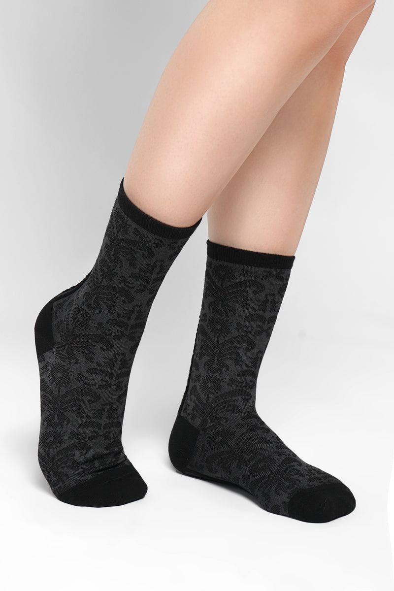 Damask Eve Knit Socks