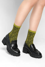 Damask Eve Knit Socks
