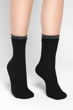 Double Trouble Ruffle Socks