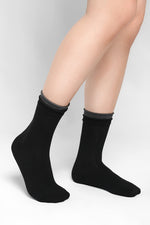 Double Trouble Ruffle Socks