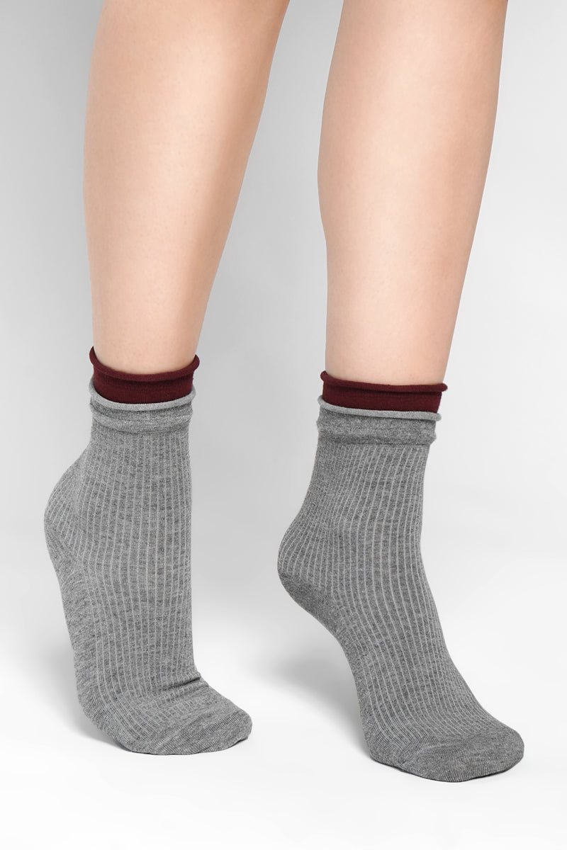 Double Trouble Ruffle Socks