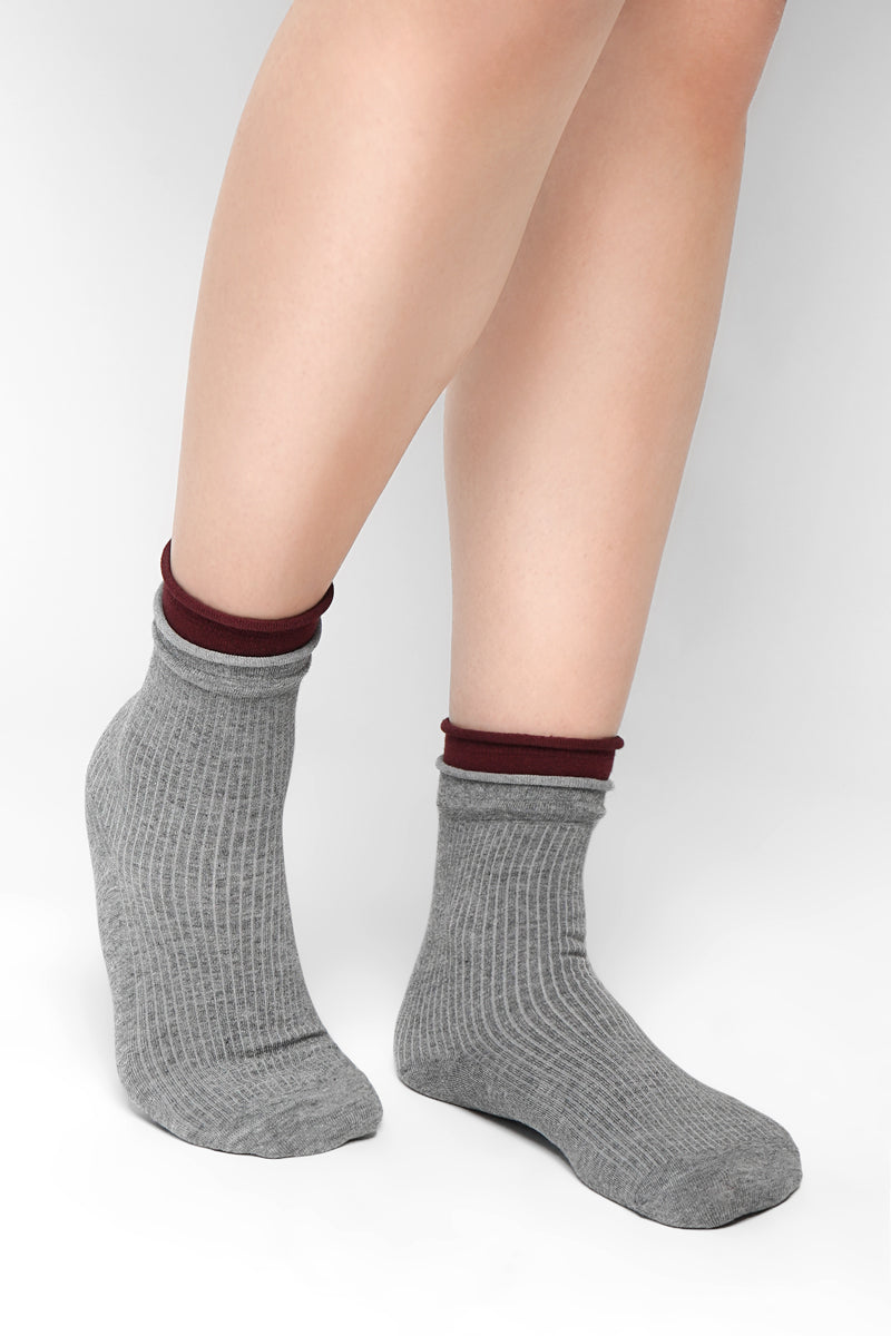 Double Trouble Ruffle Socks