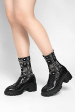 Lavinia Embossed Floral Socks