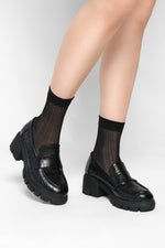 Julianne Stripe Mesh Socks