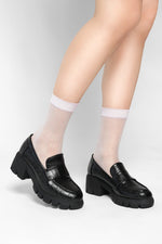 Julianne Stripe Mesh Socks