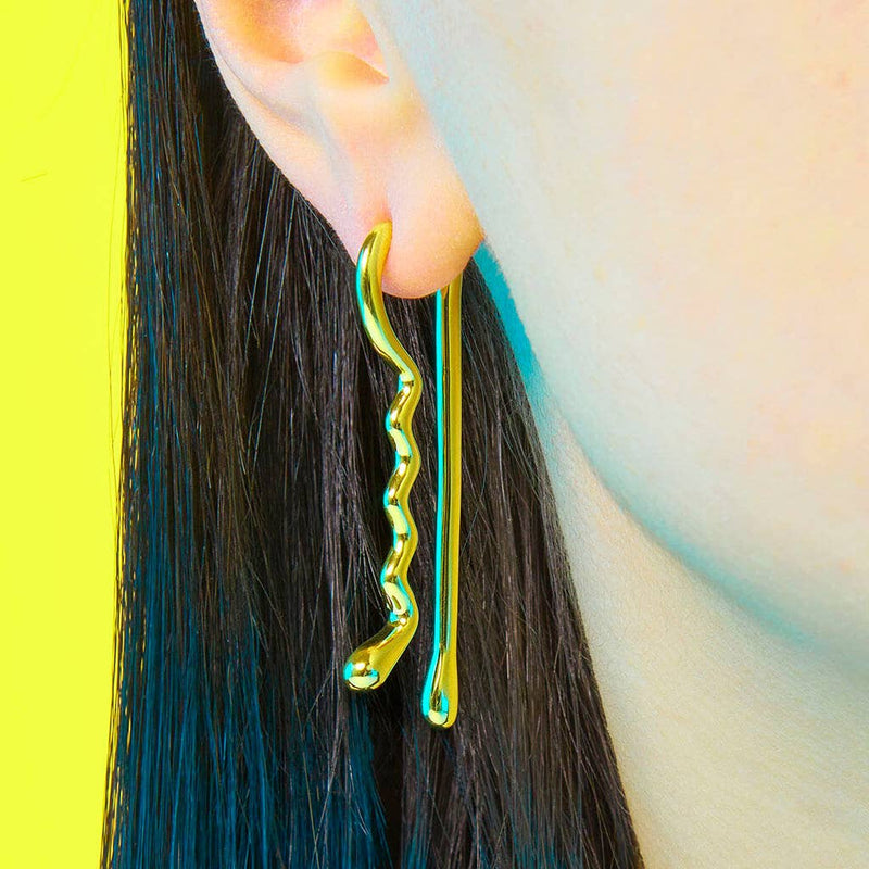 Bobby Pin Earring: Gold Earrings STUDIOCULT 