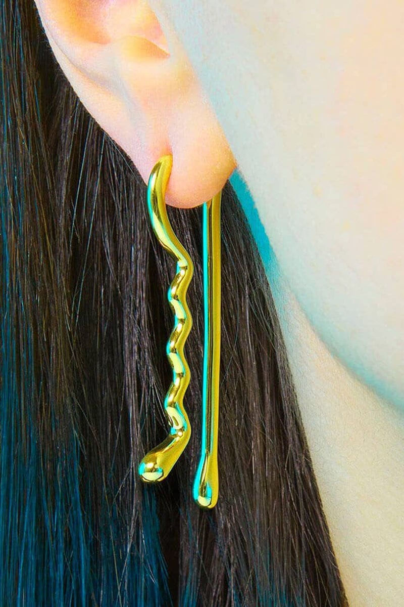 Bobby pin earring outlet