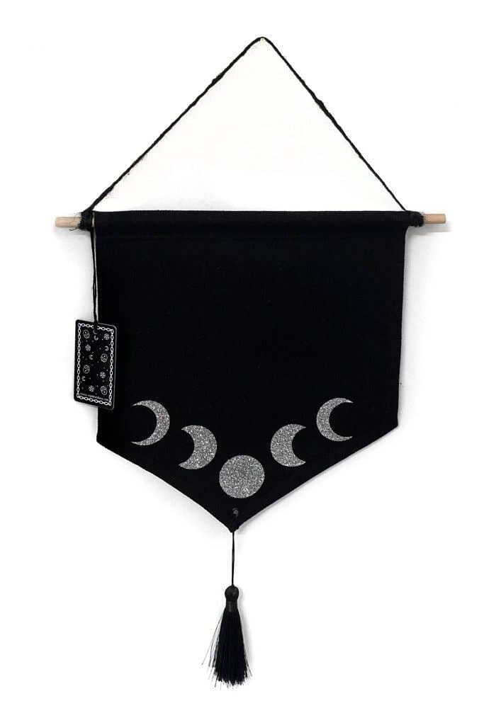 Moon Phase Pin and Earring Flag Enamel Pin Flag Mysticum Luna 