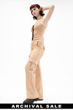Ponte Cargo Pants - Butterscoth