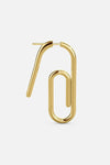 Paper Clip Earring - Gold Earrings STUDIOCULT 