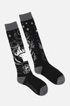 Serpentine Witch Knee High Socks Socks FootClothes LLC 